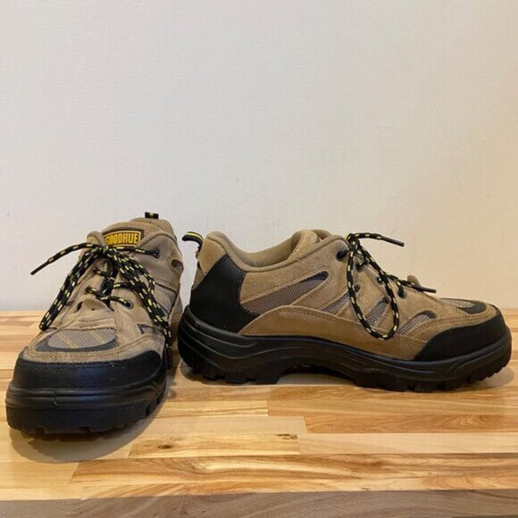 JB Goodhue Mens Hiking Shoes Size 8.5 Brown Black Suede Mesh size 9 ortopedic - Picture 7 of 13